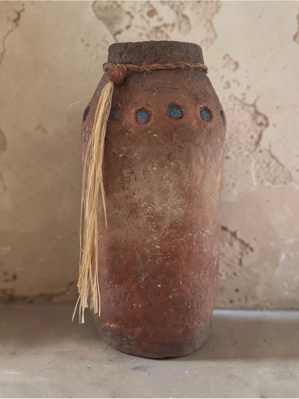Papier-mâché Vase Organic Materials Wabi-Sabi Style Modern Rustic Decoration